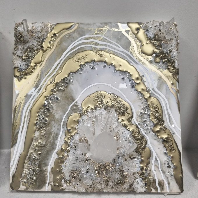 Tableau Golden Agate 3D Sparkle