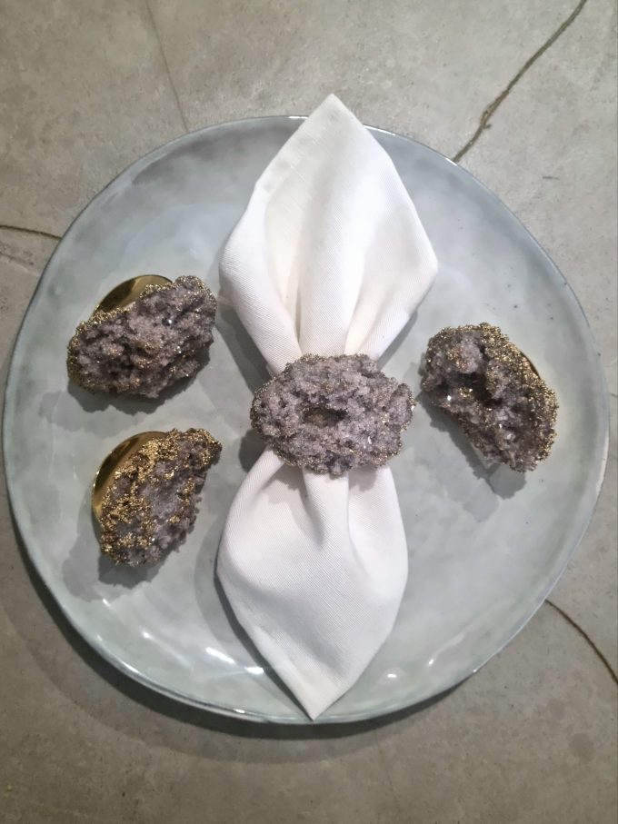 Les ronds de serviette Bieges / 6 pièces
