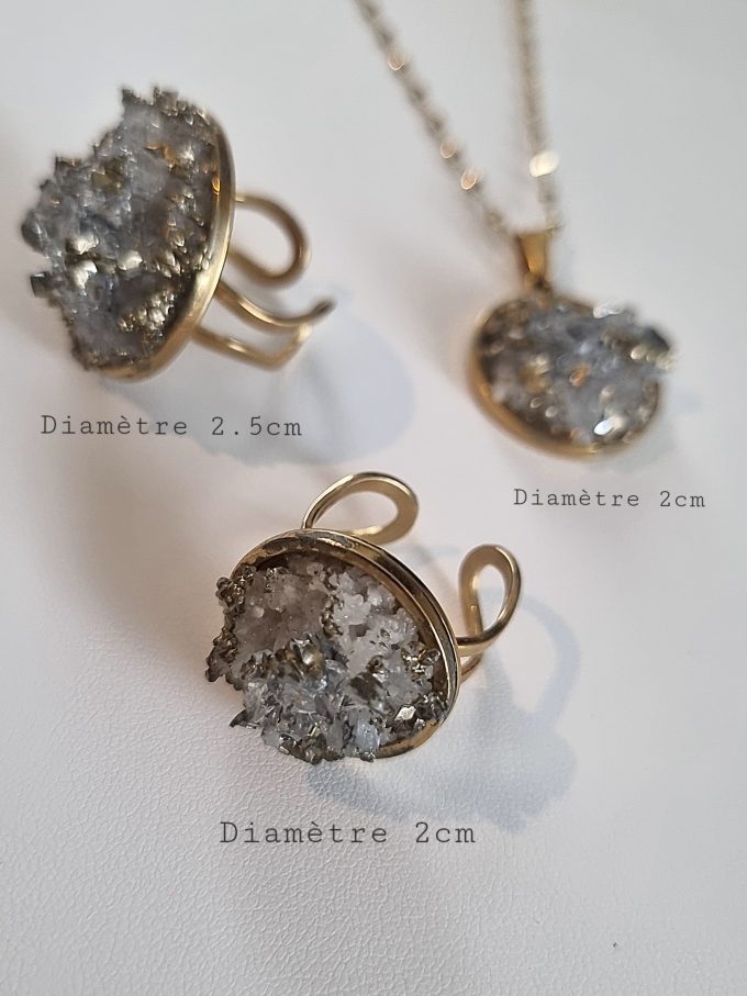Cristalline Quartz -
Bague