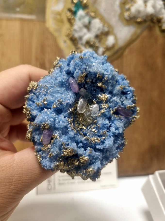 "Mineryte" capsules de bouteille bleu
